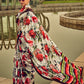 Rajwada Off White Digital Printed Saree For Women