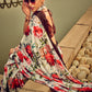 Rajwada Off White Digital Printed Saree For Women