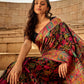 Rajwada Black Kashmiri Handloom Woven Saree For Women