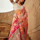 Rajwada Off White Kashmiri Handloom Woven Saree For Women