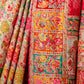 Rajwada Off White Kashmiri Handloom Woven Saree For Women