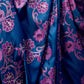 Rajwada Dark Blue Handloom Woven Satin Saree For Women