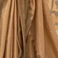Rajwada Gold Woven Design Silk Blend Saree With Unstitched Blouse For Women