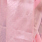 Rajwada Light Pink Woven Design Linen Saree With Unstitched Blouse For Women