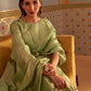 Rajwada Olive Woven Design Silk Blend Saree With Unstitched Blouse For Women