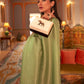 Rajwada Olive Woven Design Silk Blend Saree With Unstitched Blouse For Women