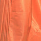 Rajwada Orange Woven Design Silk Blend Saree With Unstitched Blouse For Women