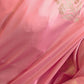Rajwada Women Festive Pink Satin Printed Saree With Unstitched Blouse