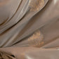 Rajwada Women Festive Grey Satin Printed Saree With Unstitched Blouse
