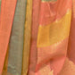 Rajwada Multicolor Woven Organza Saree With Unstitched Blouse For Women