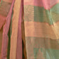 Rajwada Multicolor Woven Organza Saree With Unstitched Blouse For Women