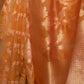 Rajwada Mustard Woven Design Silk Blend Saree With Unstitched Blouse For Women