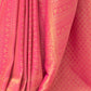 Rajwada Pink Woven Design Silk Blend Saree With Unstitched Blouse For Women