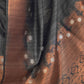 Rajwada Grey Woven Design Silk Blend Saree With Unstitched Blouse For Women