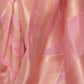 Rajwada Pink Woven Design Silk Blend Saree With Unstitched Blouse For Women