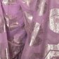 Rajwada Purple Woven Design Silk Blend Saree With Unstitched Blouse For Women