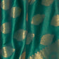 Rajwada Green Woven Design Silk Blend Saree With Unstitched Blouse For Women