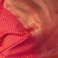 Rajwada Orange And Pink Woven Design Silk Blend Saree With Unstitched Blouse For Women