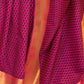 Rajwada Magenta And Gold Woven Design Silk Blend Saree With Unstitched Blouse For Women