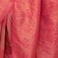 Rajwada Pink Woven Design Silk Blend Saree With Unstitched Blouse For Women