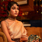 Rajwada Gold Woven Design Silk Blend Saree With Unstitched Blouse For Women
