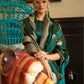 Rajwada Green Woven Design Silk Blend Saree With Unstitched Blouse For Women
