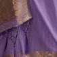 Rajwada Women Festive Purple Silk Blend Woven Saree With Unstitched Blouse