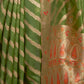 Rajwada Olive Woven Design Silk Blend Saree With Unstitched Blouse For Women