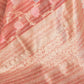 Rajwada Pink Woven Design Silk Blend Saree With Unstitched Blouse For Women