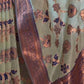 Rajwada Sea Green And Gold Woven Design Silk Blend Saree With Unstitched Blouse For Women