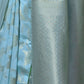 Rajwada Blue Woven Design Silk Blend Saree With Unstitched Blouse For Women