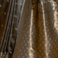 Rajwada Grey And Gold Woven Design Silk Blend Saree With Unstitched Blouse For Women