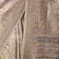 Rajwada Women Festive Beige Silk Blend Woven Saree With Unstitched Blouse