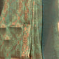 Rajwada Women Green Festive Woven Silk Saree With Unstitched Blouse