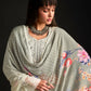 Rajwada Olive Cotton Blend  Embroidered Semi-Stitched Kurta Set For Women