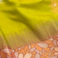 Rajwada Lime Green Silk Blend Woven Saree For Women