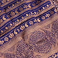 Rajwada Blue Silk Woven Saree For Women