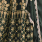 Rajwada Green Georgette Embroidered Semi Stitched Lehenga With Unstitched Blouse For Women