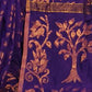 Rajwada Purple Cotton Saree With Unstitched Blouse For Women