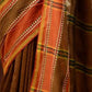 Rajwada Mustard Temple Border Cotton Blend Saree  With Unstitched Blouse for Women