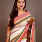 Rajwada Multi-Colour Woven Cotton Saree With Unstitched Blouse for Women