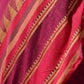 Rajwada Pink Temple Border Cotton Blend Saree  With Unstitched Blouse for Women
