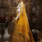 Rajwada Women Mustard Yellow Thai Silk Embroidered Semi Stitched Lehenga With  Unstitched Blouse