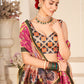 Rajwada Women Multicolor Semi Stitched Lehenga With  Unstitched Blouse