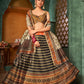 Rajwada Women Multicolor Semi Stitched Lehenga With  Unstitched Blouse