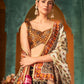 Rajwada Women Multicolor Semi Stitched Lehenga With  Unstitched Blouse