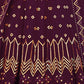 Rajwada Women Classy Violet Georgette Semi-Stitched Lehenga Choli