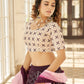 Rajwada Women Violet Semi Stitched Lehenga With  Unstitched Blouse