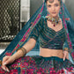 Rajwada Women Multicolor Semi Stitched Lehenga With  Unstitched Blouse