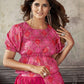 Rajwada Women Classy Pink Art Silk Stitched Lehenga Choli